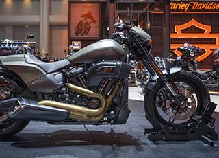 BANGKOK, THAILAND - March 26, 2019 : Harley-Davidson motorcycle
