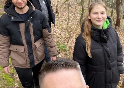 Alle Teammitglieder waren motiviert und hatten Spaß beim wandern